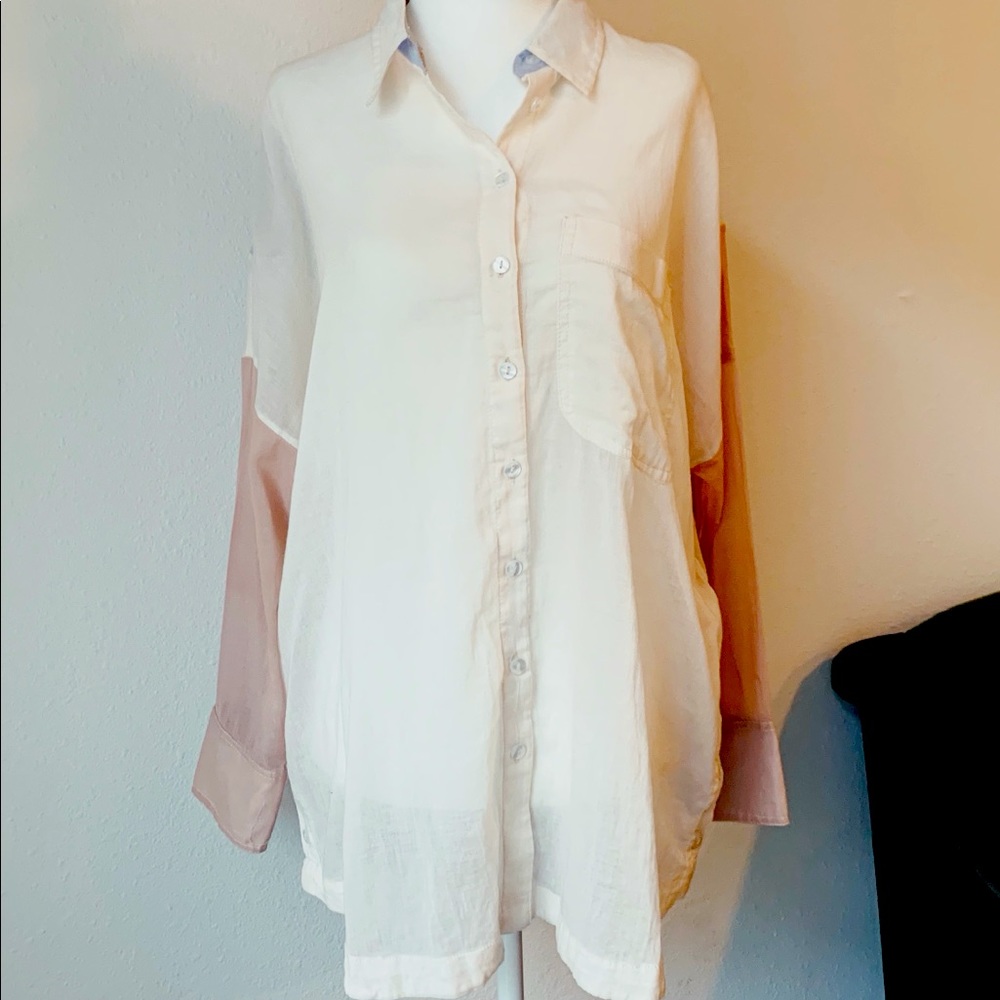 Free People Rainbows & Rays Top